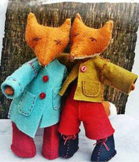 Limited Edition Fergus & Philippa Foxes Complete Collection