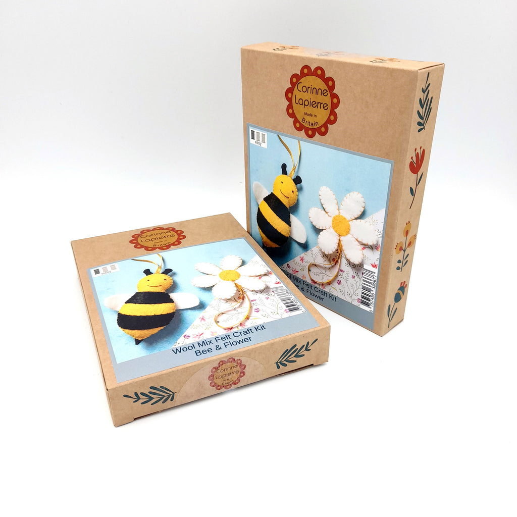 Bee and Flower Felt Craft Mini Kit