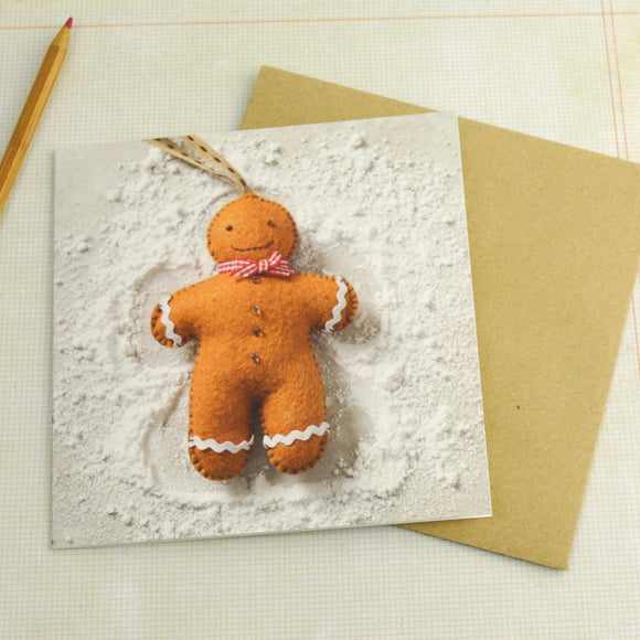 Corinne Lapierre Gingerbread Man Christmas Card