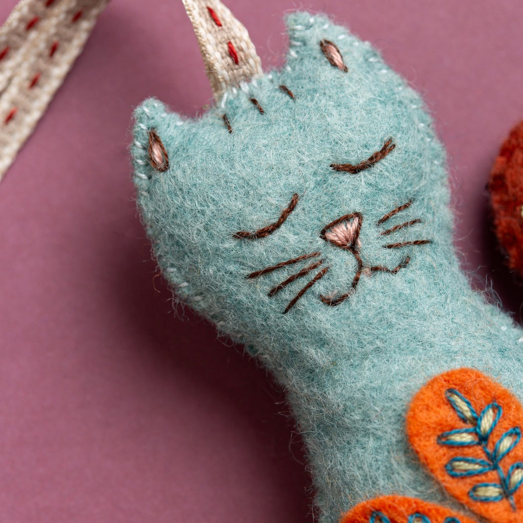 Felt Folk Cat Digital Pattern