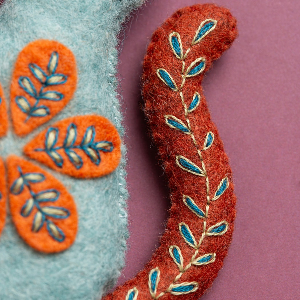 Felt Folk Cat Digital Pattern