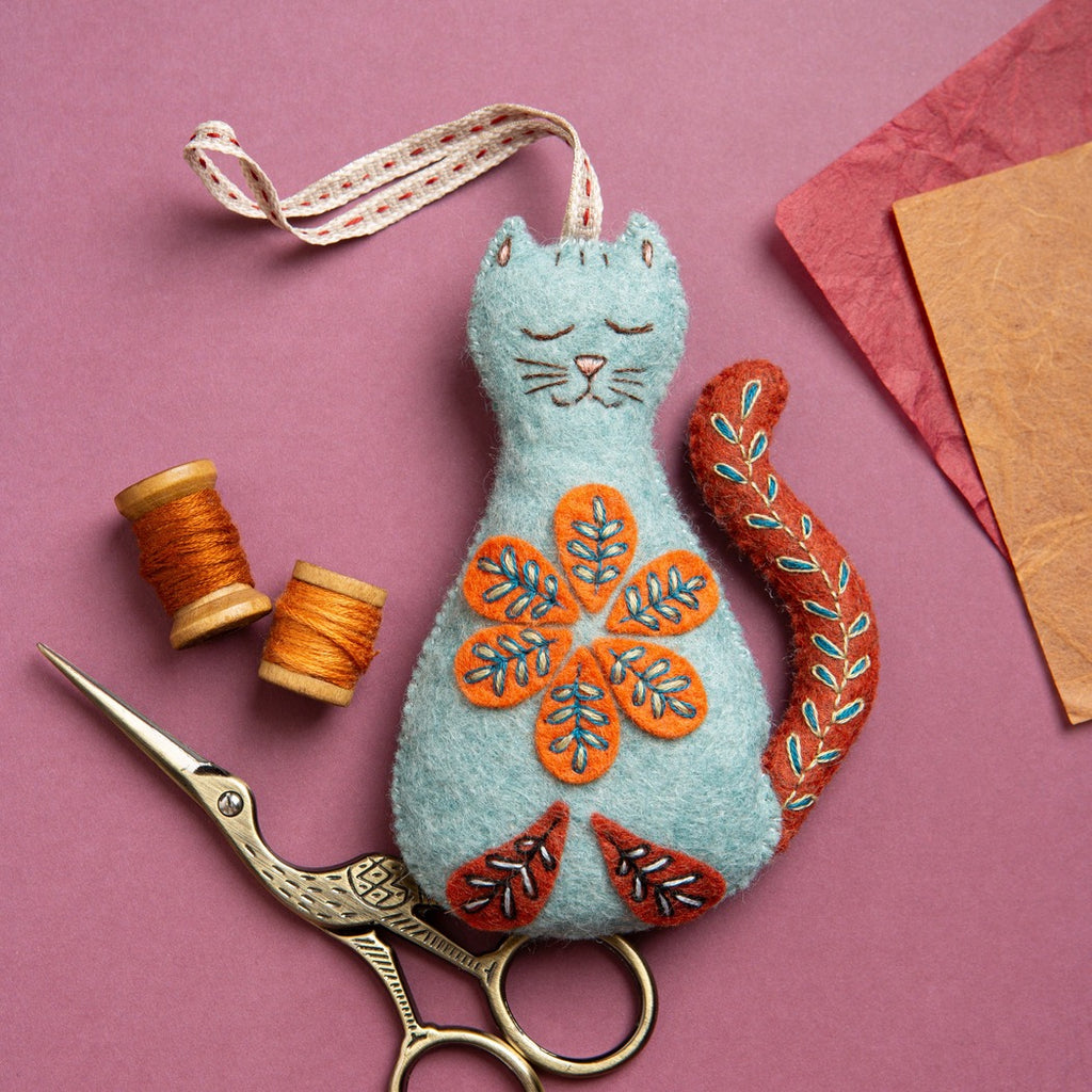 Felt Folk Cat Digital Pattern