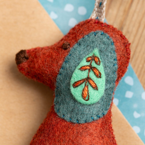 Felt Folk Dog Digital Pattern