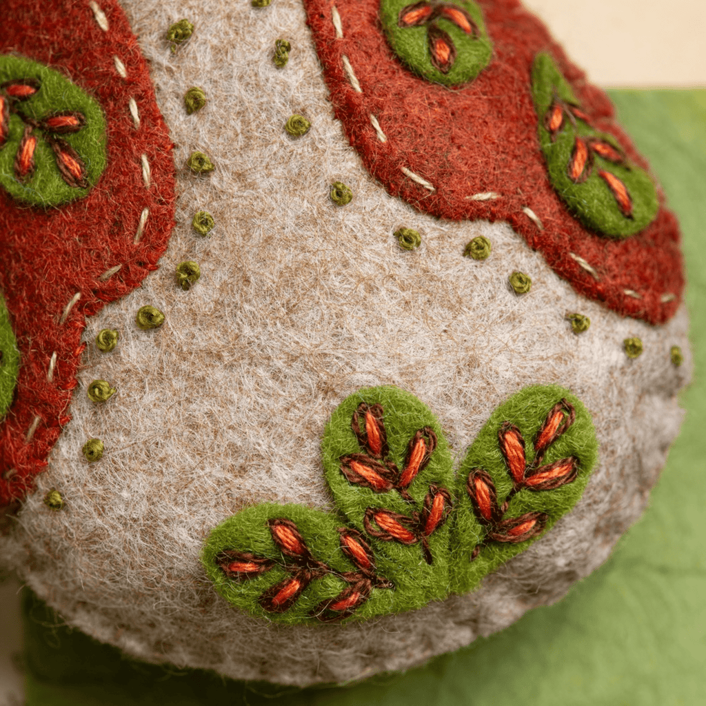 Folk Embroidered Owl Felt Craft Mini Kit