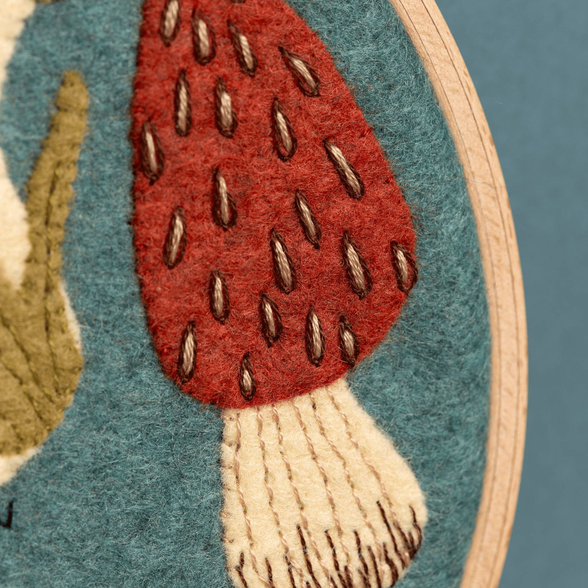 Fungi Felt Applique Hoop Kit Corinne Lapierre fungi-felt-applique-hoop-kit-corinne-lapierre