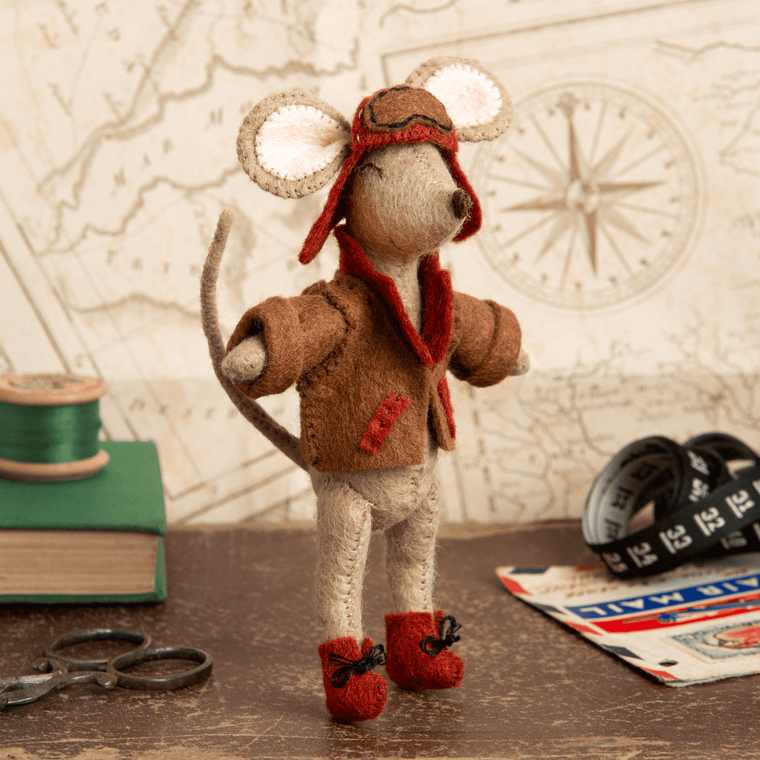 Little Mouse The Aviator Felt Craft Mini Kit