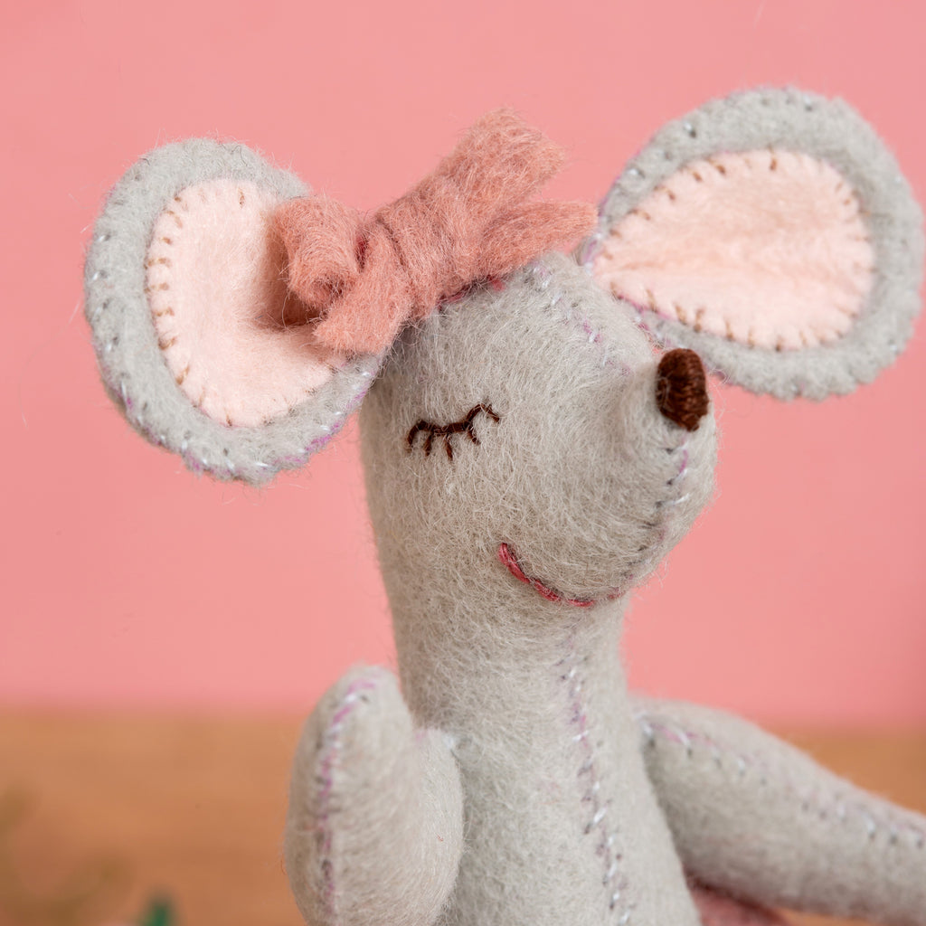Felt Little Mouse Ballet Dancer Digital Pattern