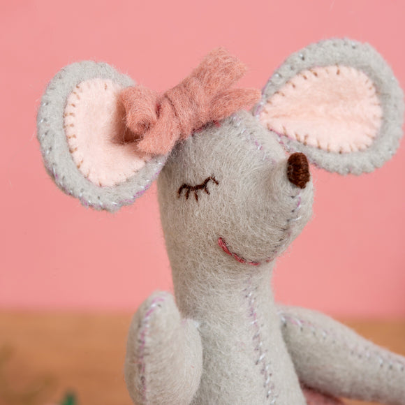 Felt Little Mouse Ballet Dancer Digital Pattern