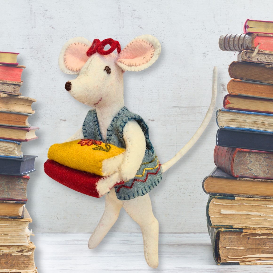 Little Mouse The Librarian Felt Craft Mini Kit