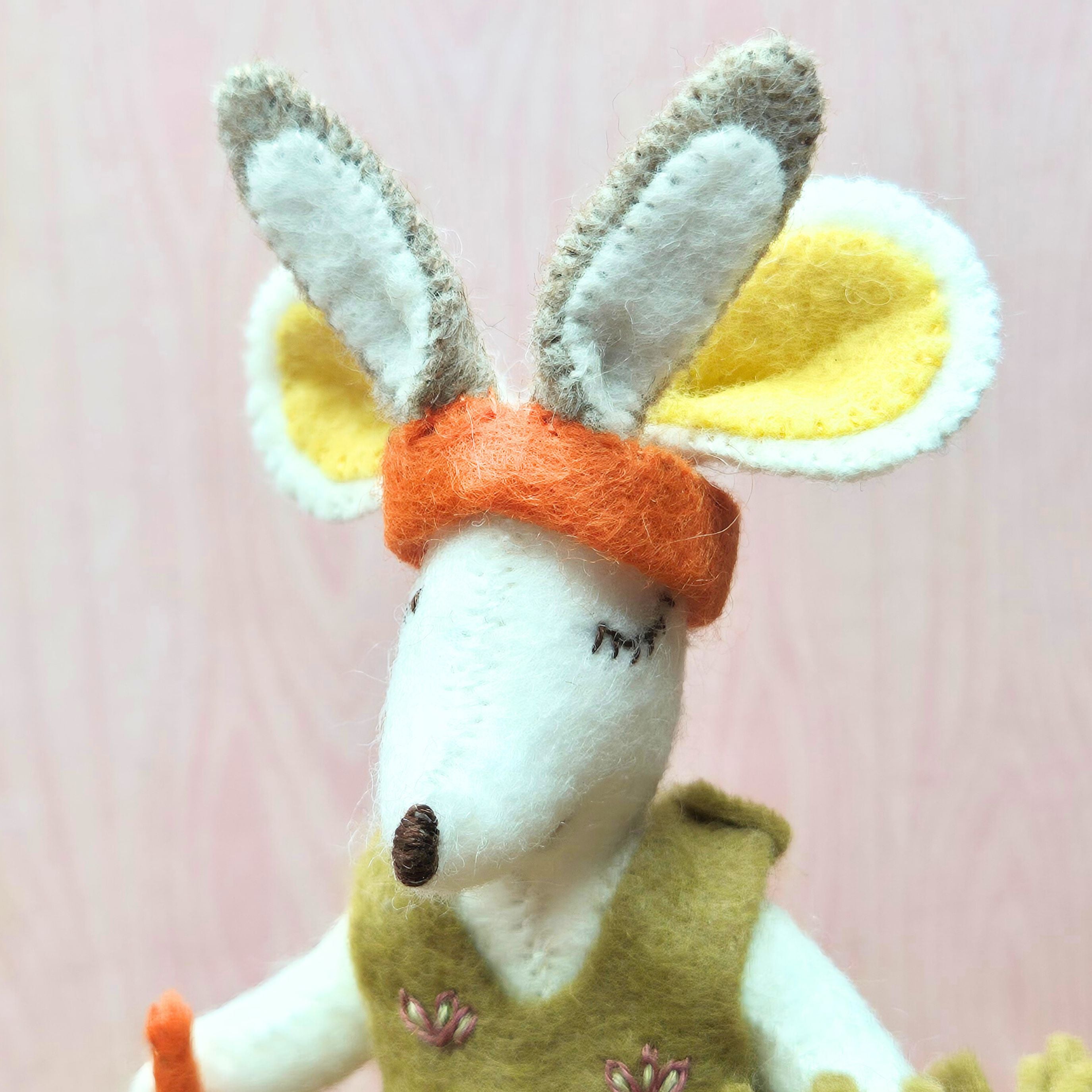Mini Mouse With Rabbit Little Mouse is a Bunny Felt Craft Mini Kit - Corinne Lapierre