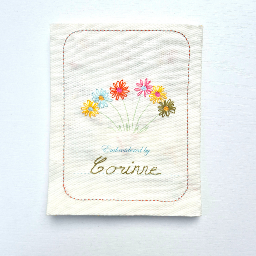 Mouse Embroidery Sampler book