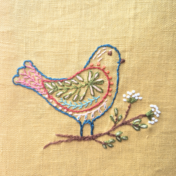 Folk Birds Stick & Stitch