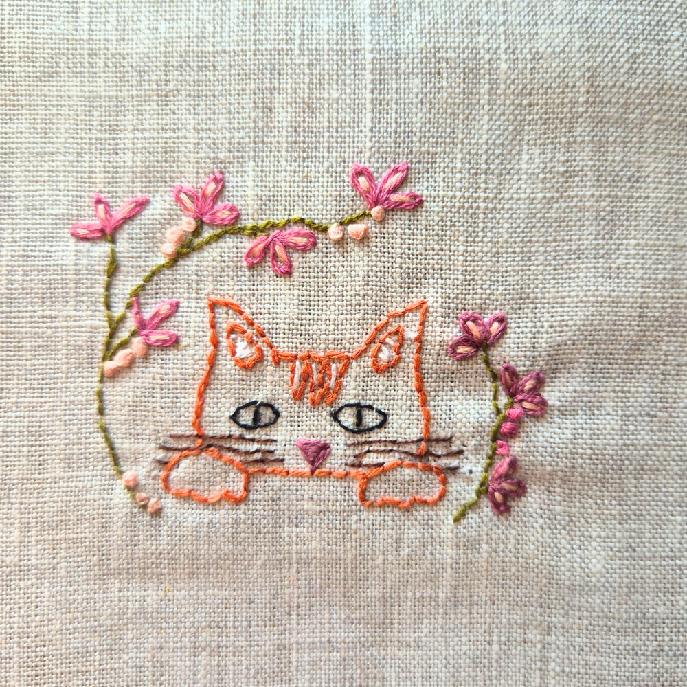 Folk Cats Stick & Stitch