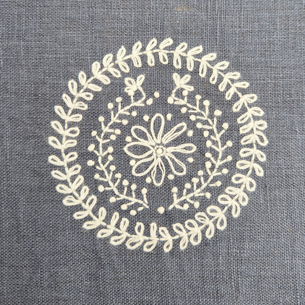 Folk Flowers Stick & Stitch