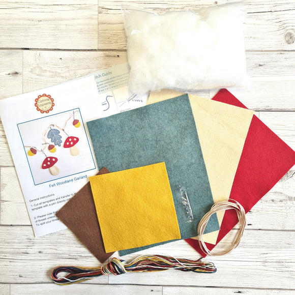 Woodland Garland Felt Craft Kit
