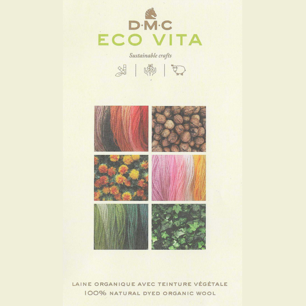 DMC Eco Vita Naturally Dyed Organic Wool Thread - Collector's Box of 30 Shades