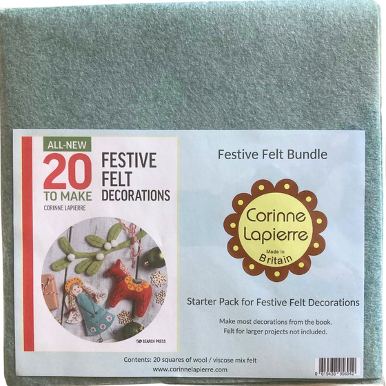 Felt Bundle for book: Festive Felt Decorations