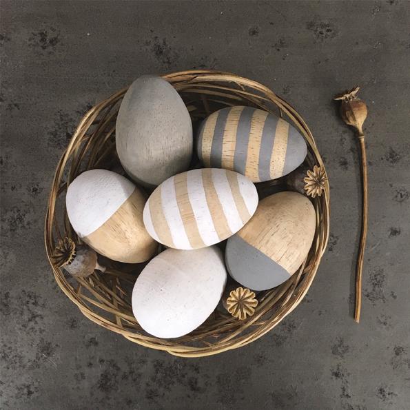 Corinne Lapierre wooden eggs