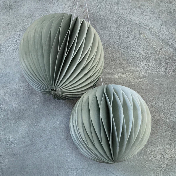 Paper Honeycomb Baubles