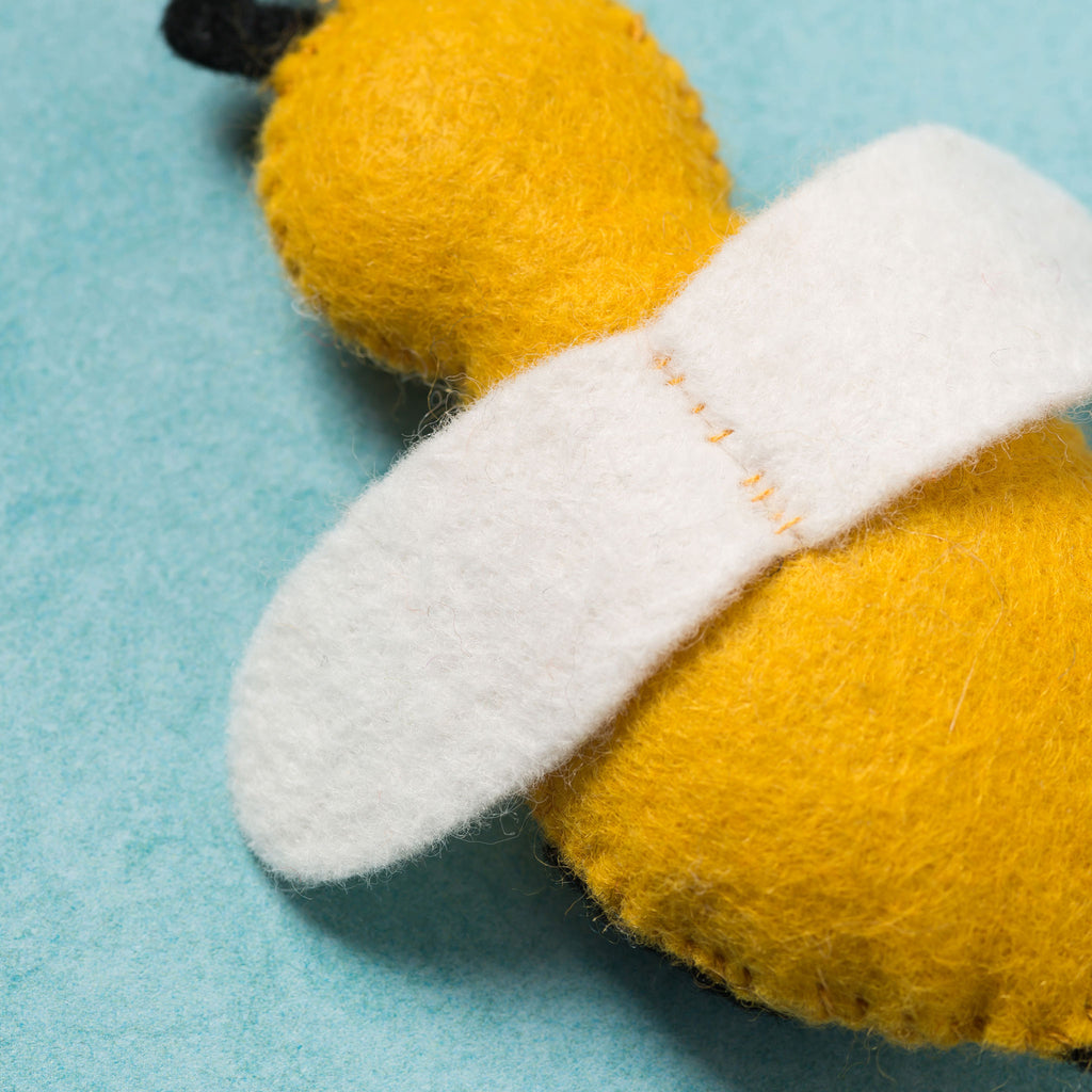 Corinne Lapierre Bee and Flower Felt Craft Kit Wing Detail