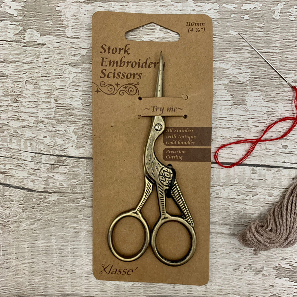 Corinne Lapierre Stork Embroidery Scissors