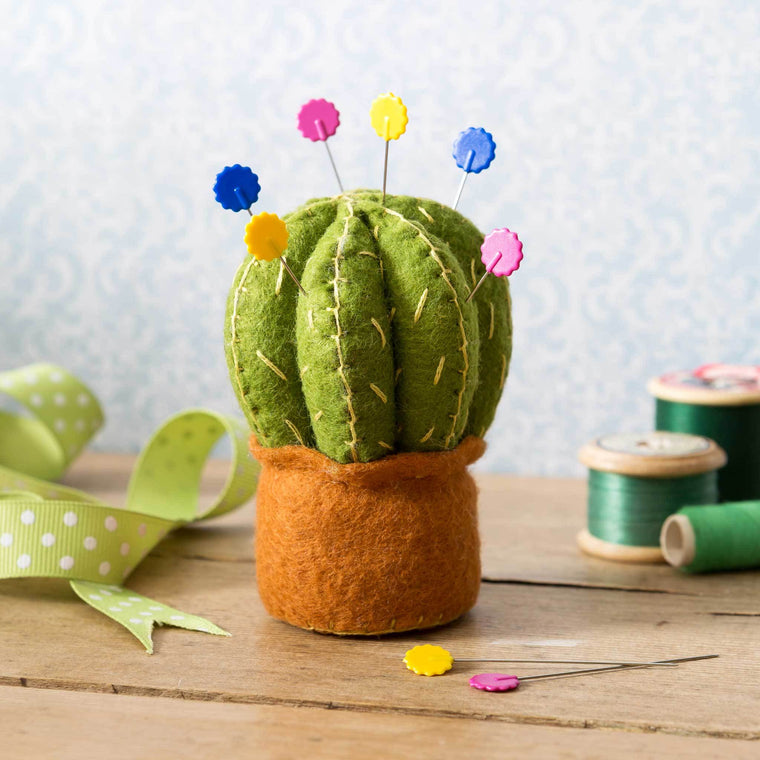 Corinne Lapierre Cactus Pincushion Felt Craft Kit