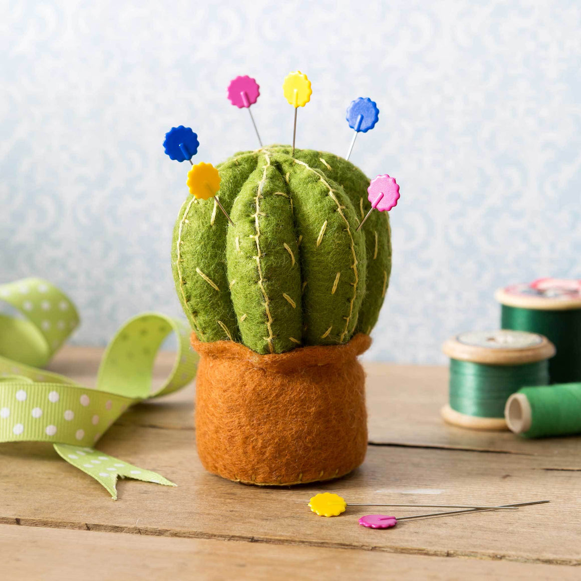 Corinne Lapierre Cactus Pincushion Felt Craft Kit