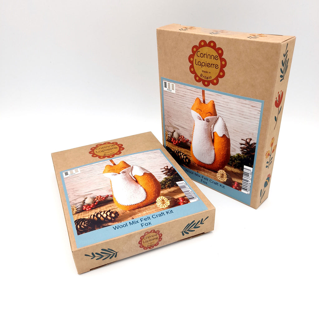 (Corinne Lapierre) Wool Mix Felt Craft Kits Llama Mini Kit