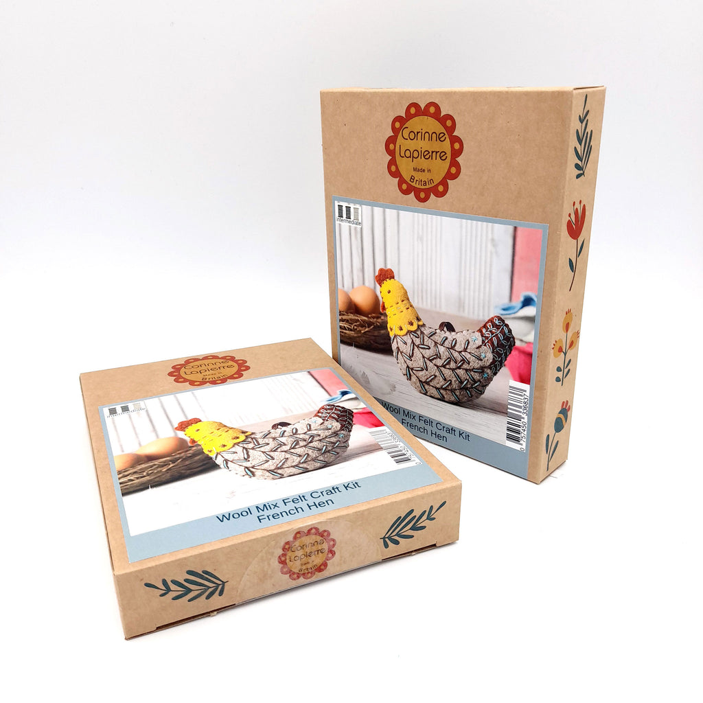 Felt French Hen Mini Kit