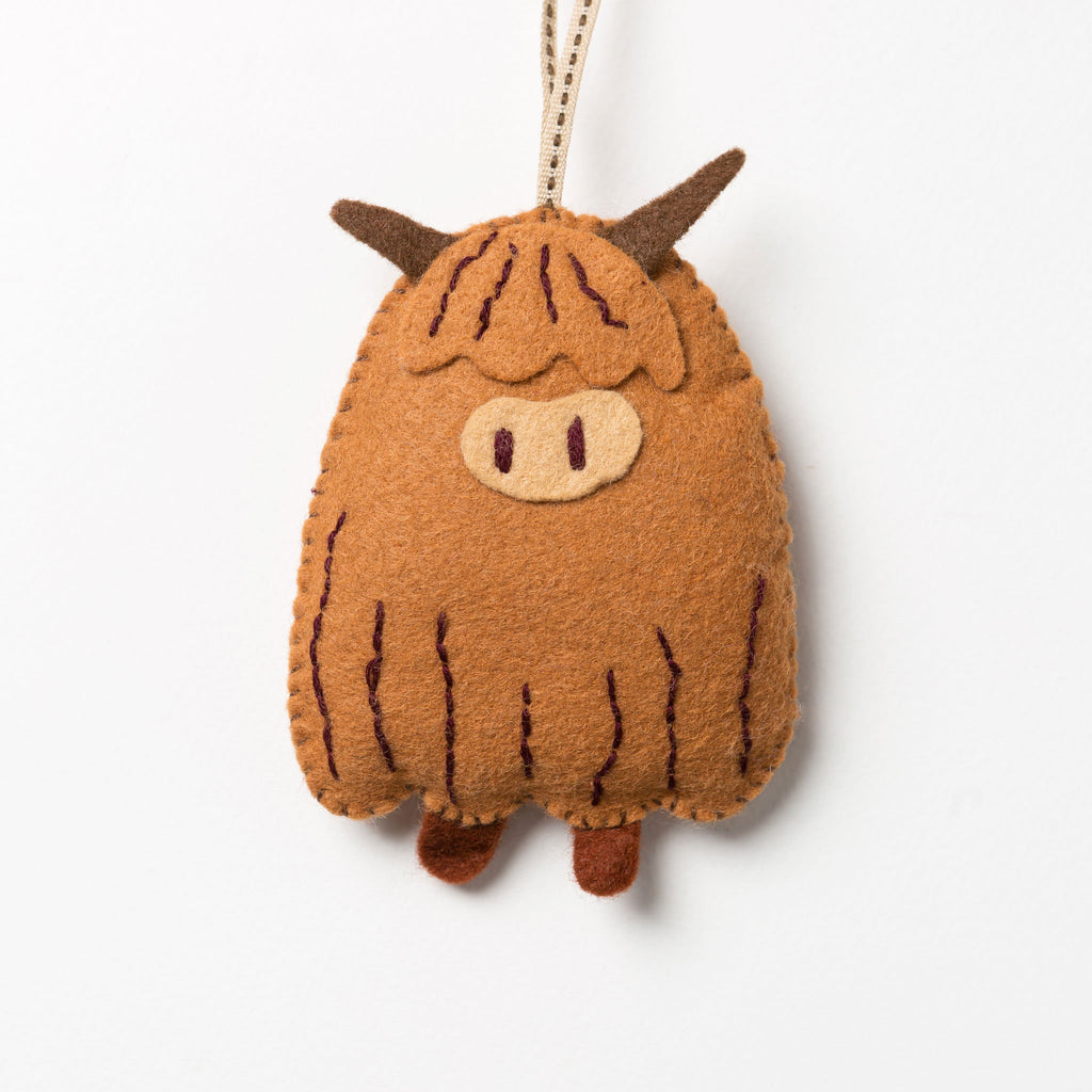 Corinne Lapierre Highland Cow Felt Craft Kit 