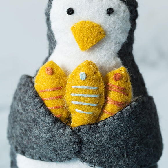 Corinne Lapierre Penguin with Fish Felt Craft Kit. 