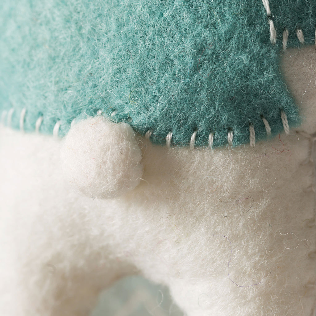 Corinne Lapierre Polar Bear Felt Craft Kit Tail Detail