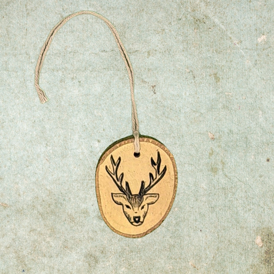 Corinne Lapierre Round Woodland Tags