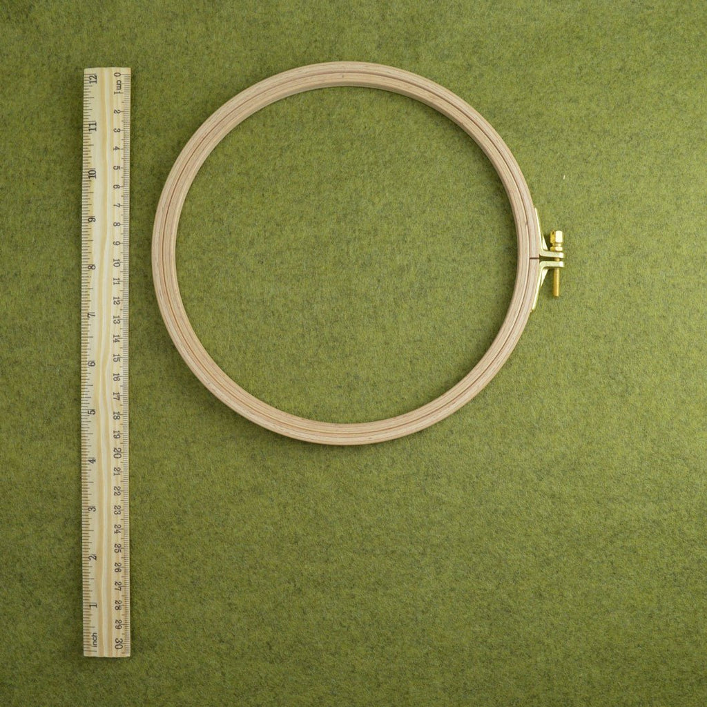 19cm Corinne Lapierre Screwed Wooden Embroidery Hoop