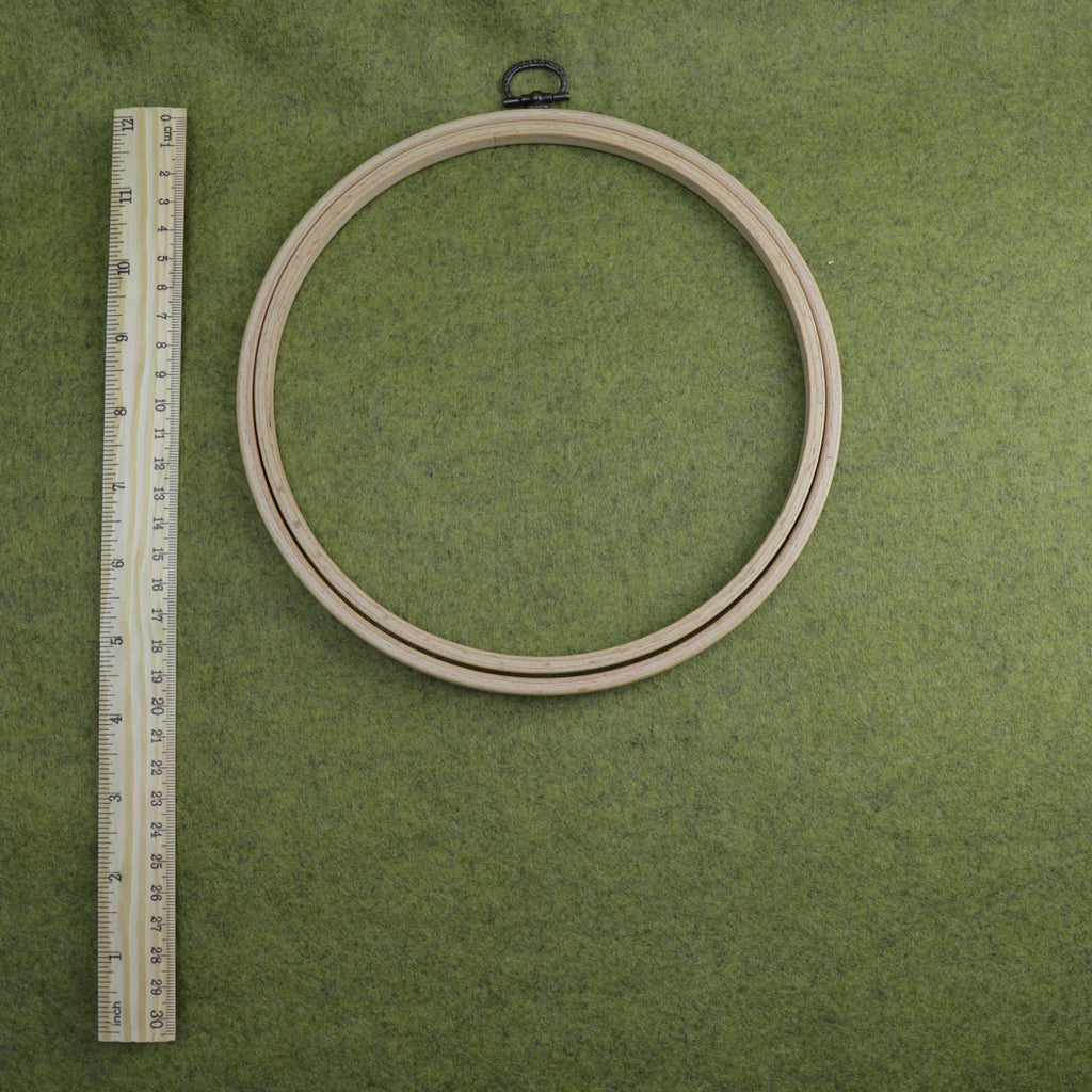 19cm wooden frame embroidery hoop