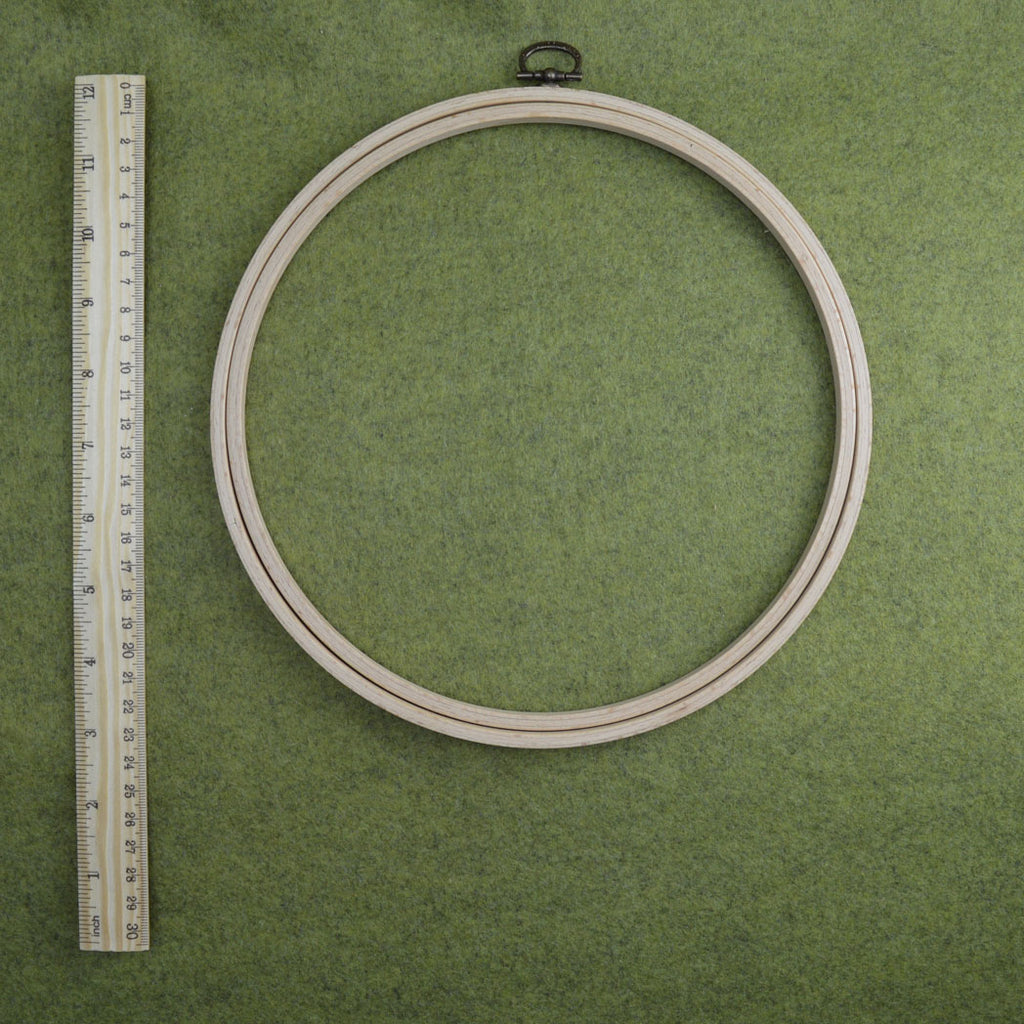 22cm wooden frame embroidery hoop