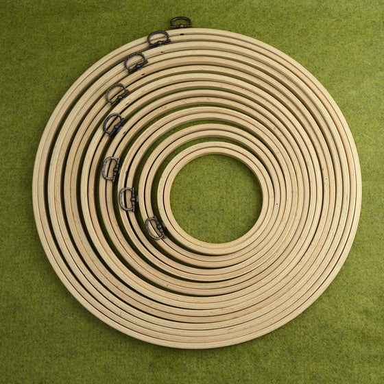 Corinne Lapierre Wooden Frame Embroidery Hoops