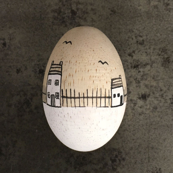 Corinne Lapierre wooden eggs